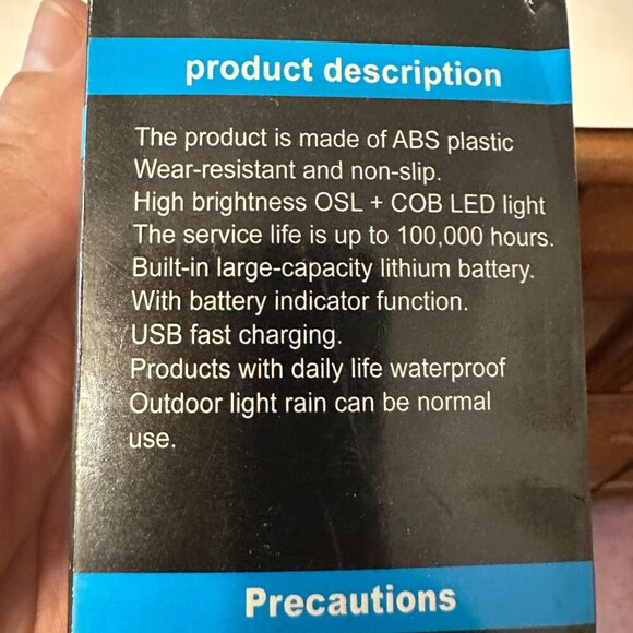 TETRABEAM RECHARGEABLE TACTICAL FLASHLIGHT WITH ADVANCED COB LED TECH - USB RECH - Picture 13 of 14